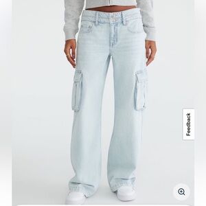 Aeropostale baggy Wide Leg Cargo Jeans